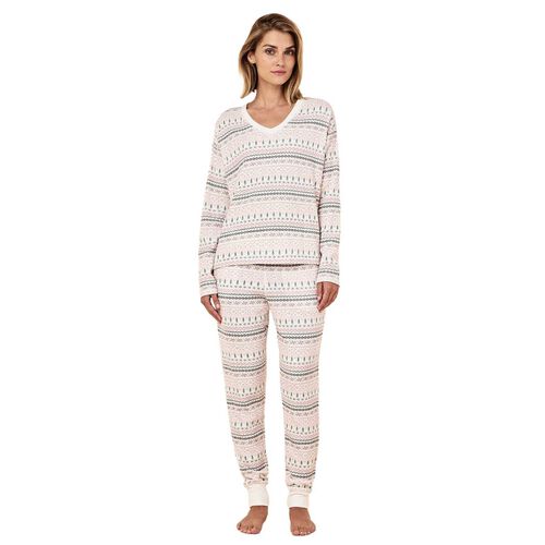 Papinelle Fairisle Waffle Long Sleeve Top and Jogger